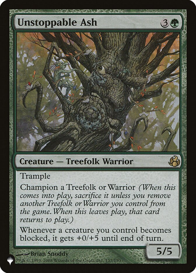 Unstoppable Ash — The List MOR-137/5581