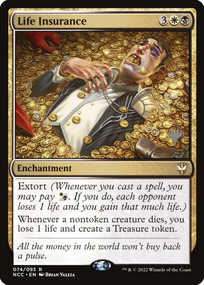 Life Insurance — New Capenna Commander Promos 74p/75
