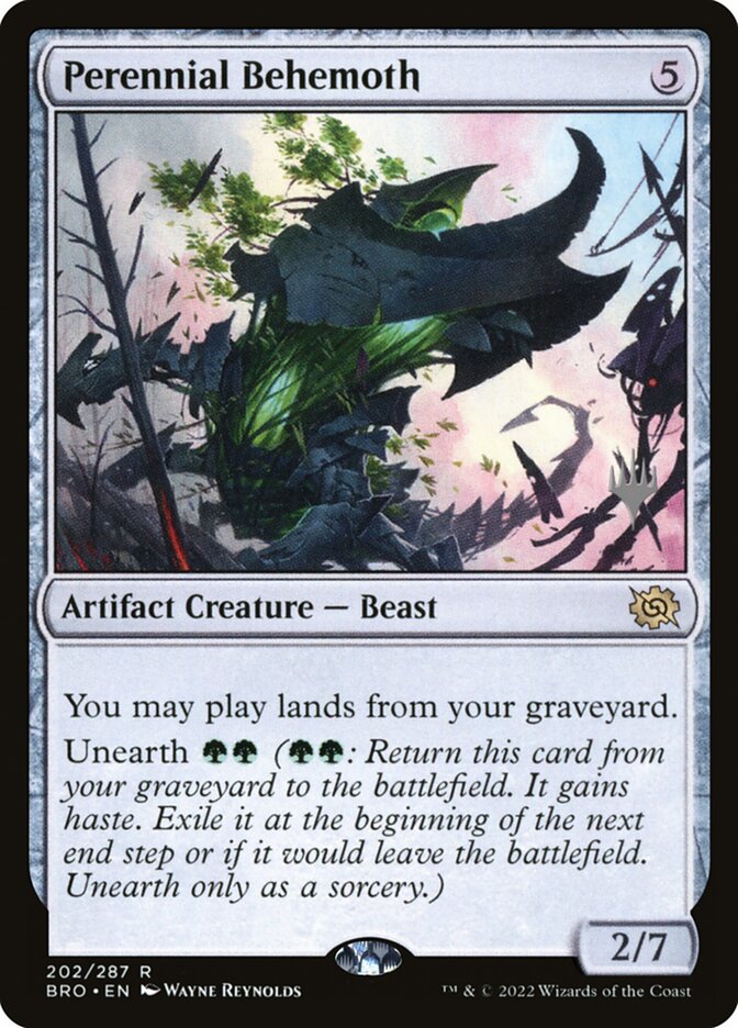 Perennial Behemoth — The Brothers' War Promos 202p/171