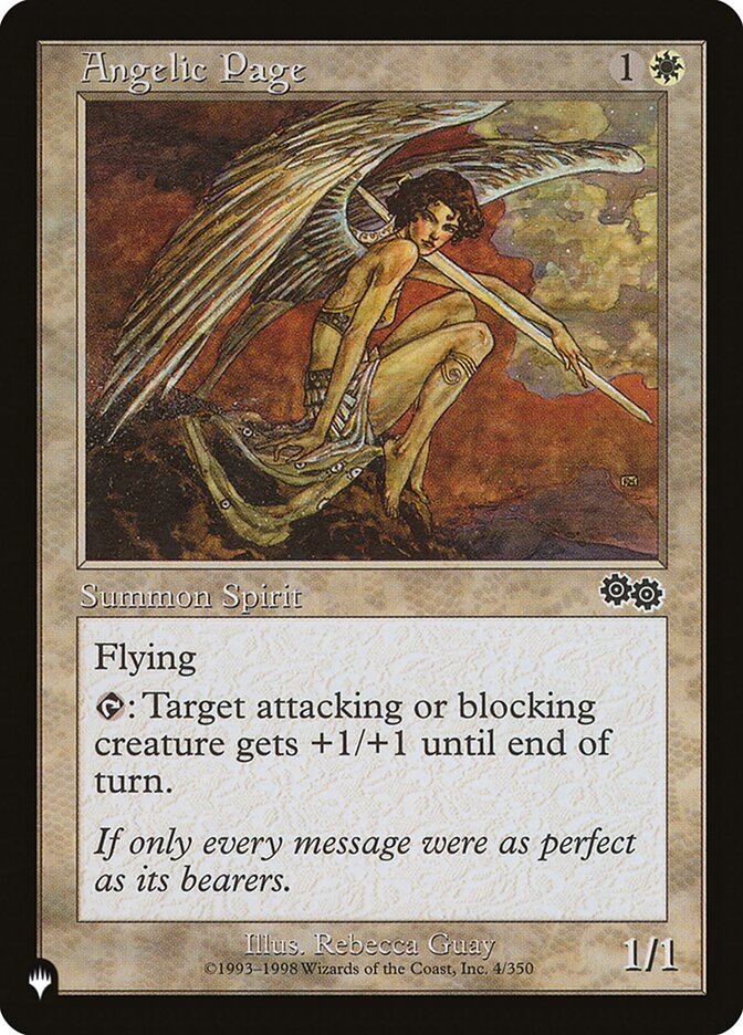 Angelic Page — The List USG-4/5581