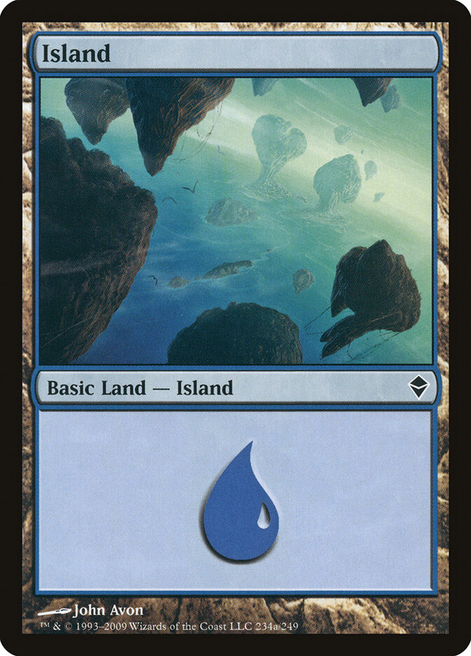 Island — Zendikar 234a/269