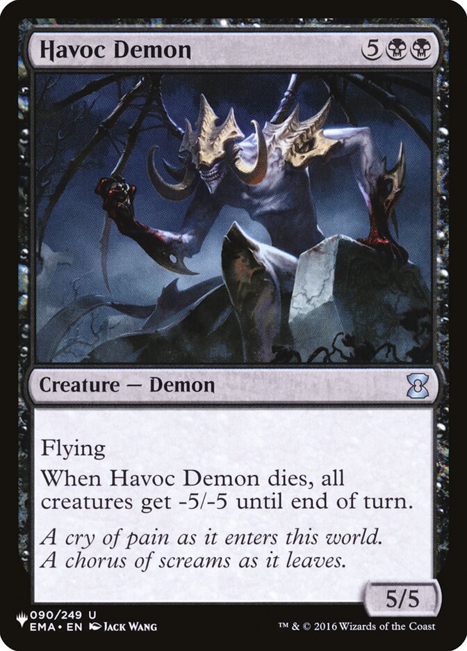 Havoc Demon — The List EMA-90/5581