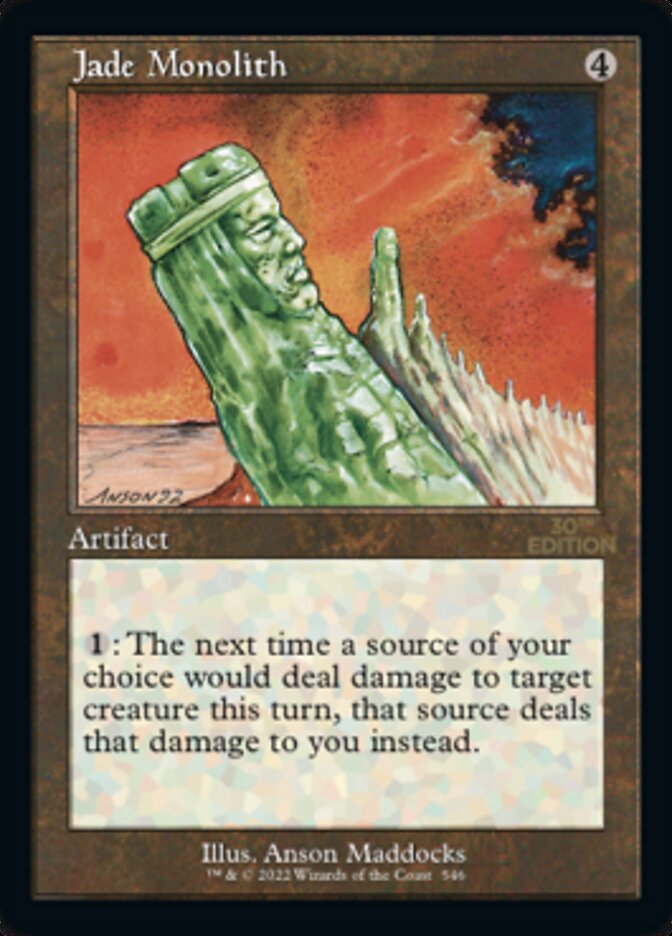 Jade Monolith — 30th Anniversary Edition 546/594