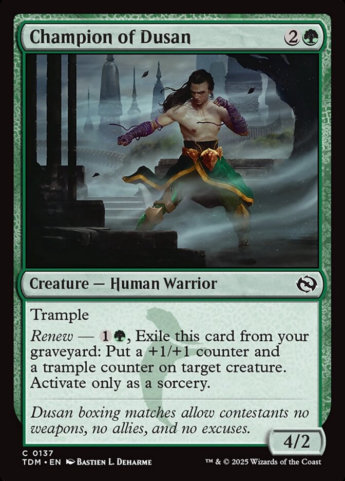 Champion of Dusan — Tarkir: Dragonstorm 137/427