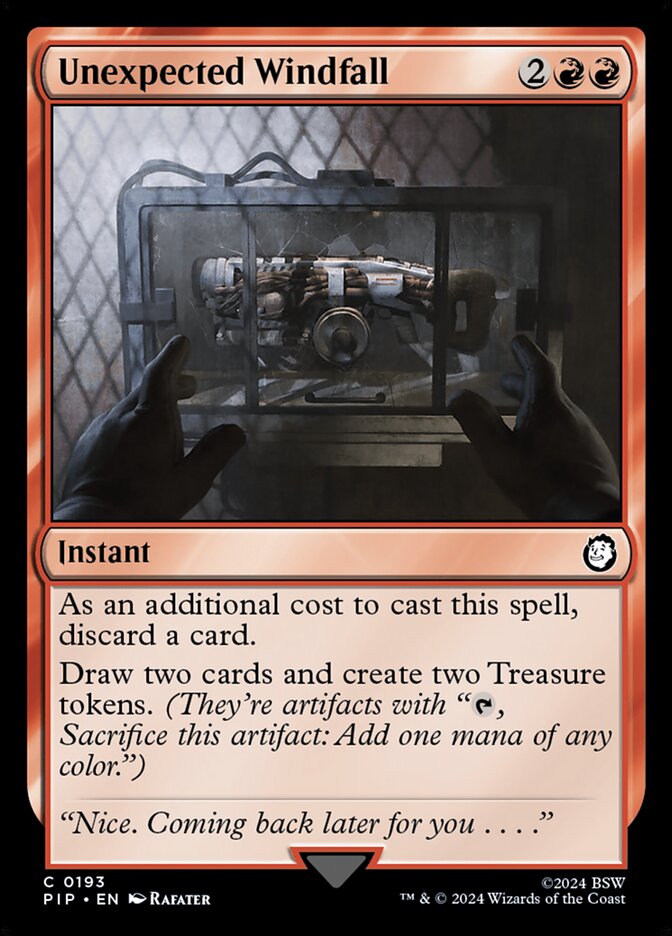 Unexpected Windfall — Fallout 193/1068