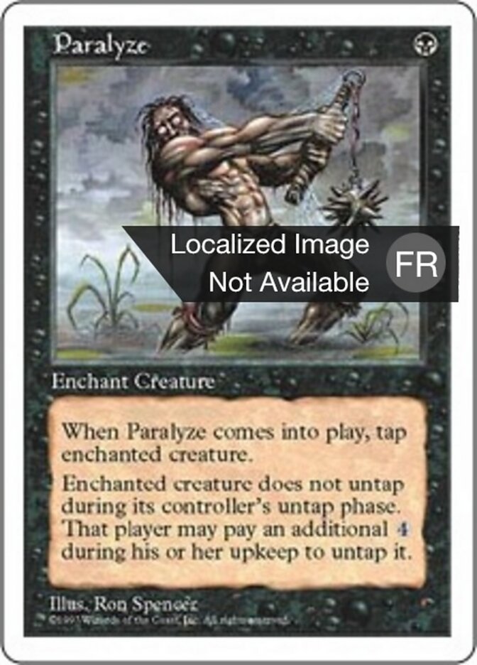 Paralysie — Fifth Edition 185/455