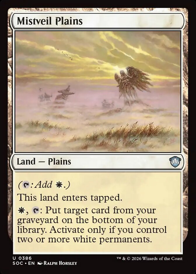 Mistveil Plains — Secrets of Strixhaven Commander 386/426