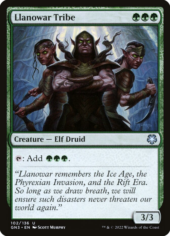 Llanowar Tribe — Game Night: Free-for-All 102/135