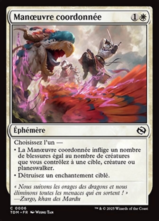 Manœuvre coordonnée — Tarkir: Dragonstorm 6/427