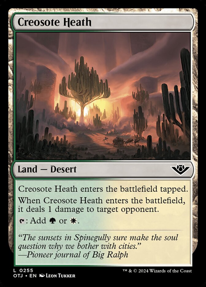 Creosote Heath — Outlaws of Thunder Junction 255/374