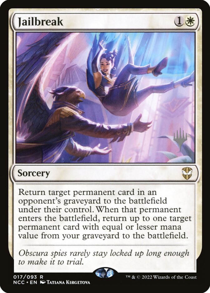 Jailbreak — New Capenna Commander Promos 17p/75
