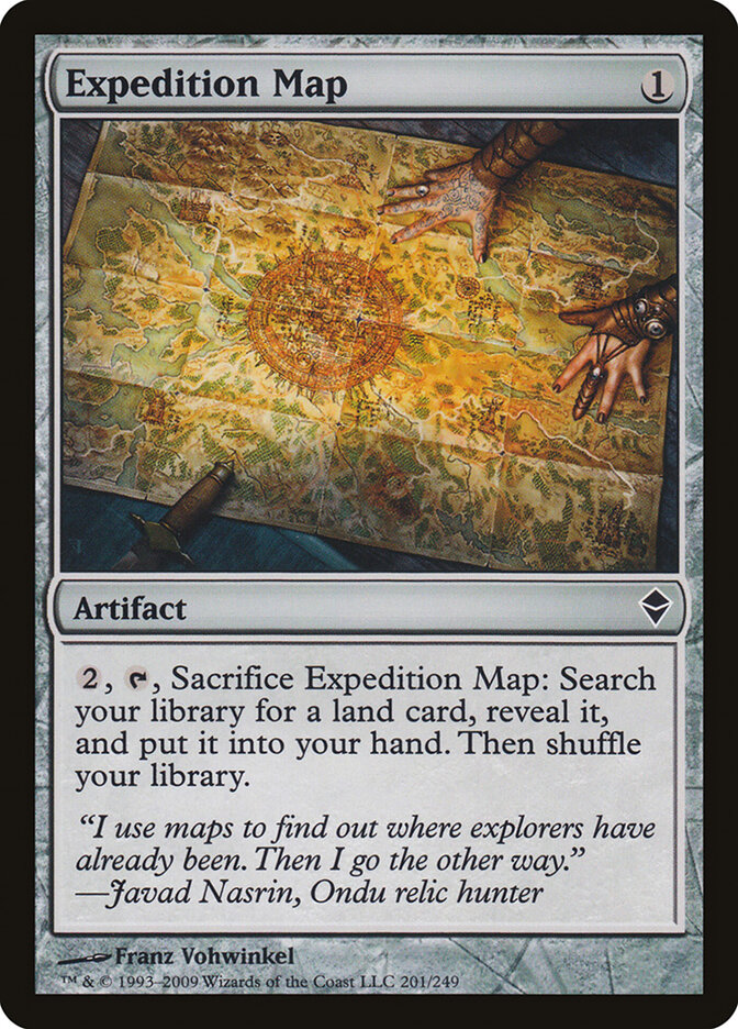 Expedition Map — Zendikar 201/269
