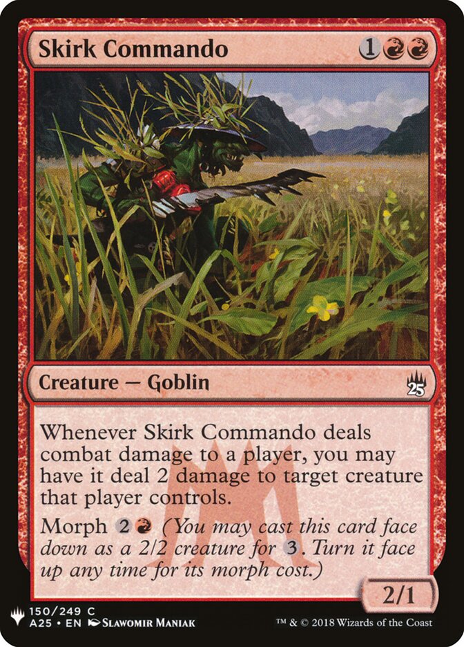 Skirk Commando — The List A25-150/5581