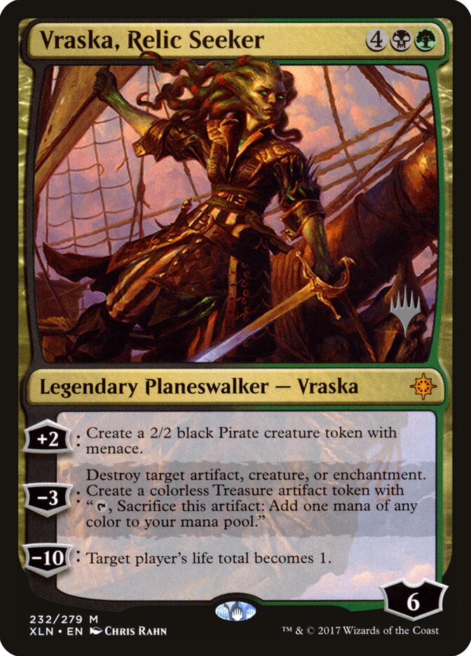 Vraska, Relic Seeker — Ixalan Promos 232p/120