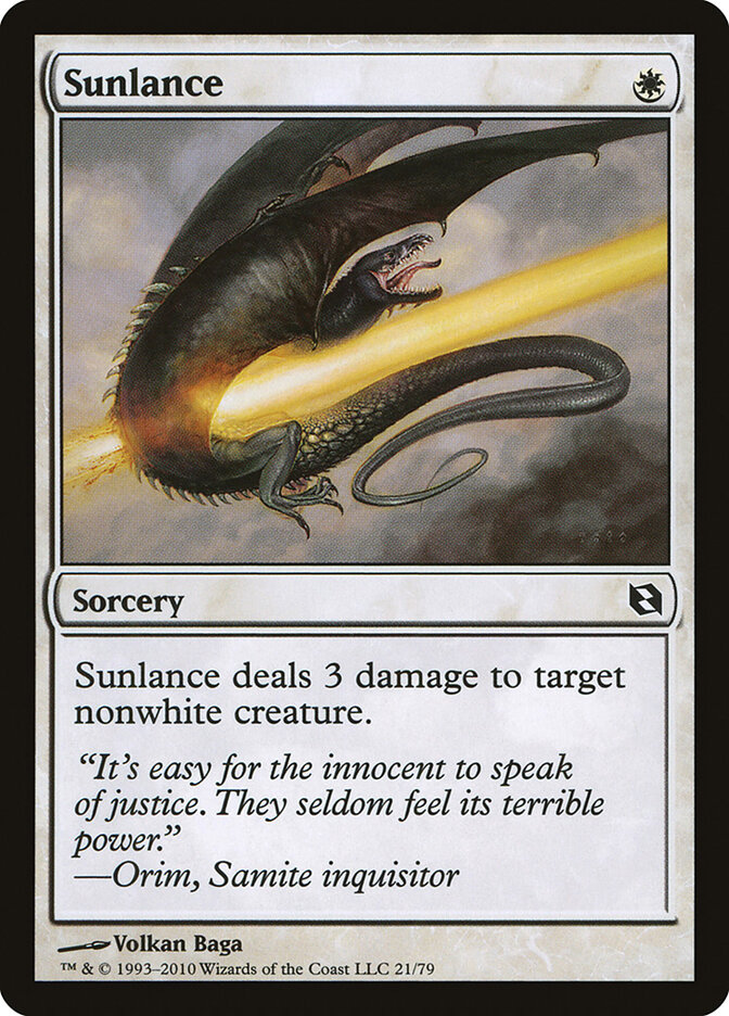 Sunlance — Duel Decks: Elspeth vs. Tezzeret 21/79