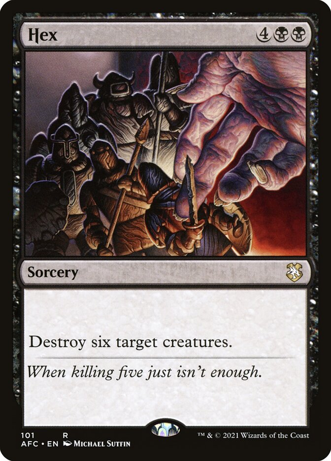 Maléfice hexagonal — Forgotten Realms Commander 101/331