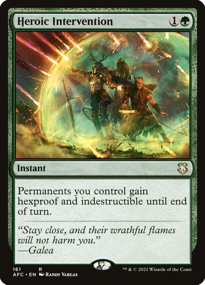 Heroic Intervention — Forgotten Realms Commander 161/331