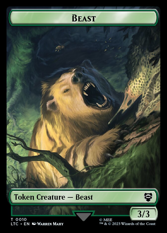 Beast — Tales of Middle-earth Commander Tokens 10/15