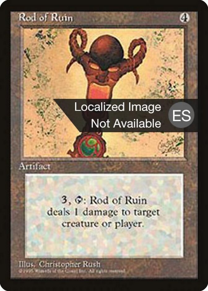 Rod of Ruin — Fourth Edition Foreign Black Border 344/378
