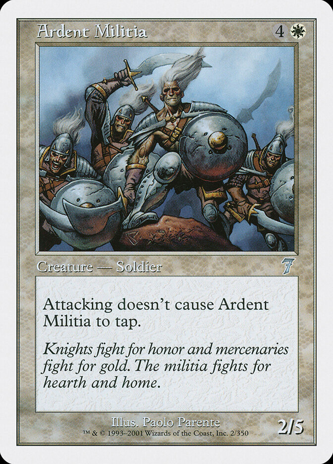 Milice ardente — Seventh Edition 2/708