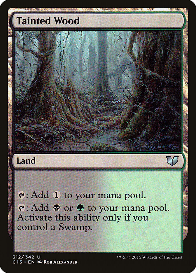 Tainted Wood — Commander 2015 312/342