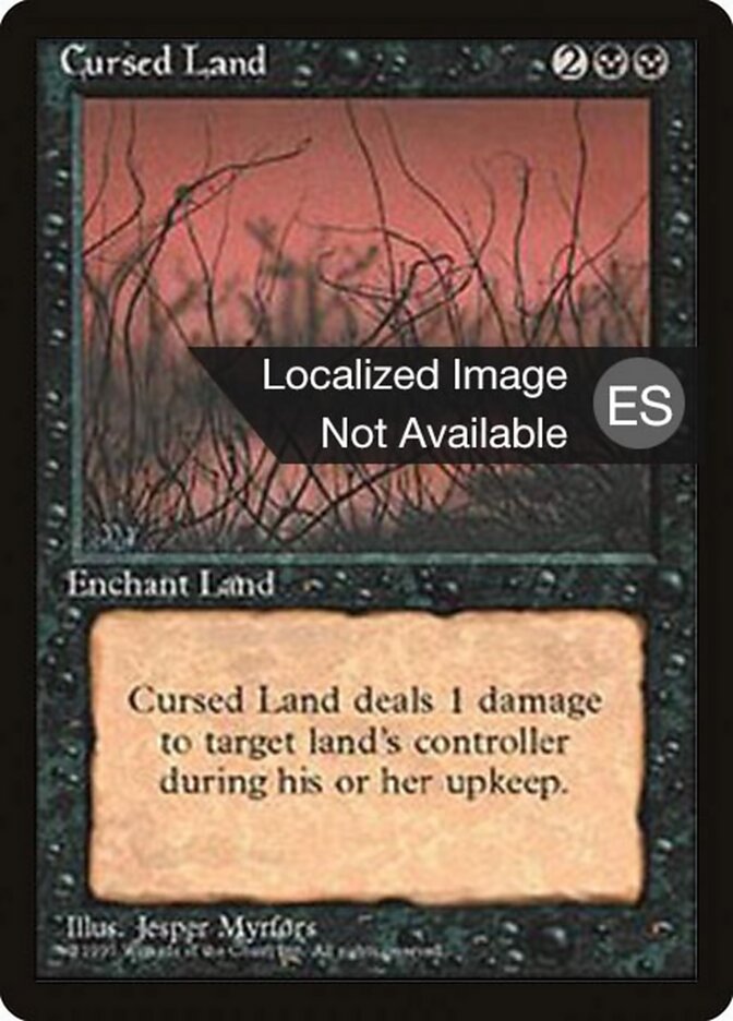 Cursed Land — Fourth Edition Foreign Black Border 127/378