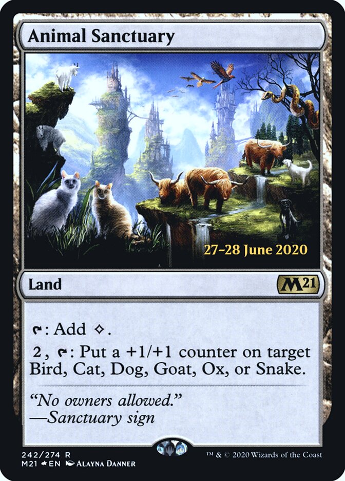Animal Sanctuary — Core Set 2021 Promos 242s/137