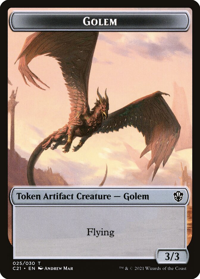 Golem — Commander 2021 Tokens 25/30