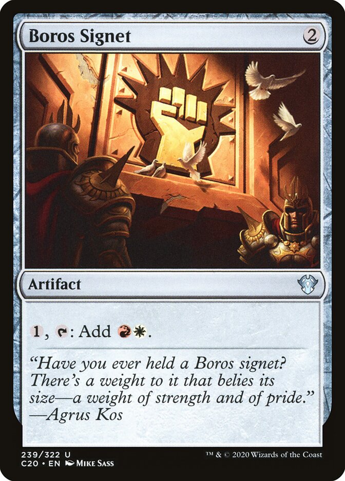 Boros Signet — Commander 2020 239/322