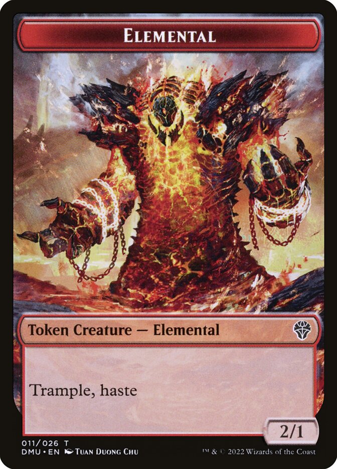Elemental — Dominaria United Tokens 11/26