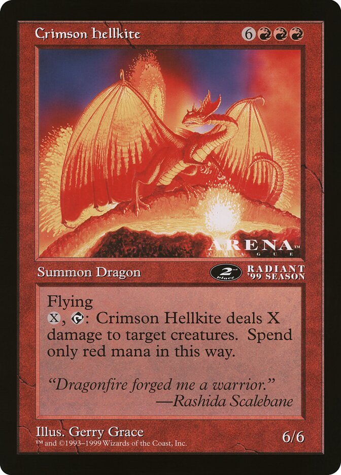 Crimson Hellkite — Oversized League Prizes 80/83