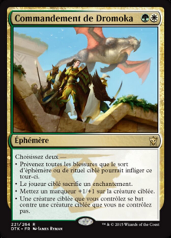 Commandement de Dromoka — Dragons of Tarkir 221/264