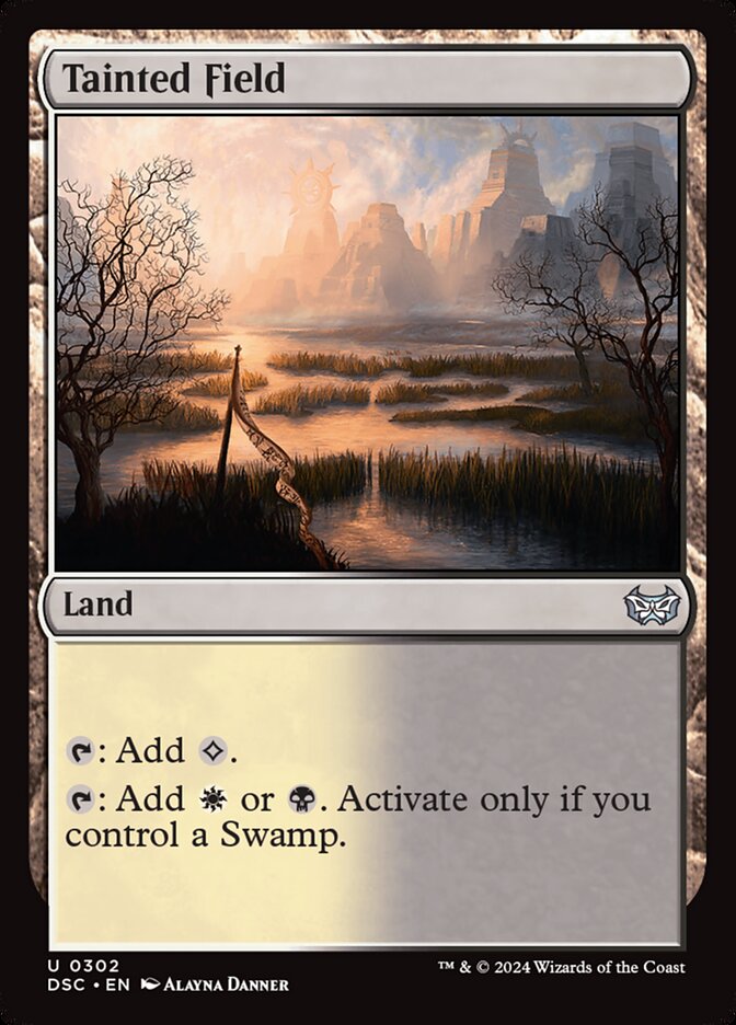 Tainted Field — Duskmourn: House of Horror Commander 302/373