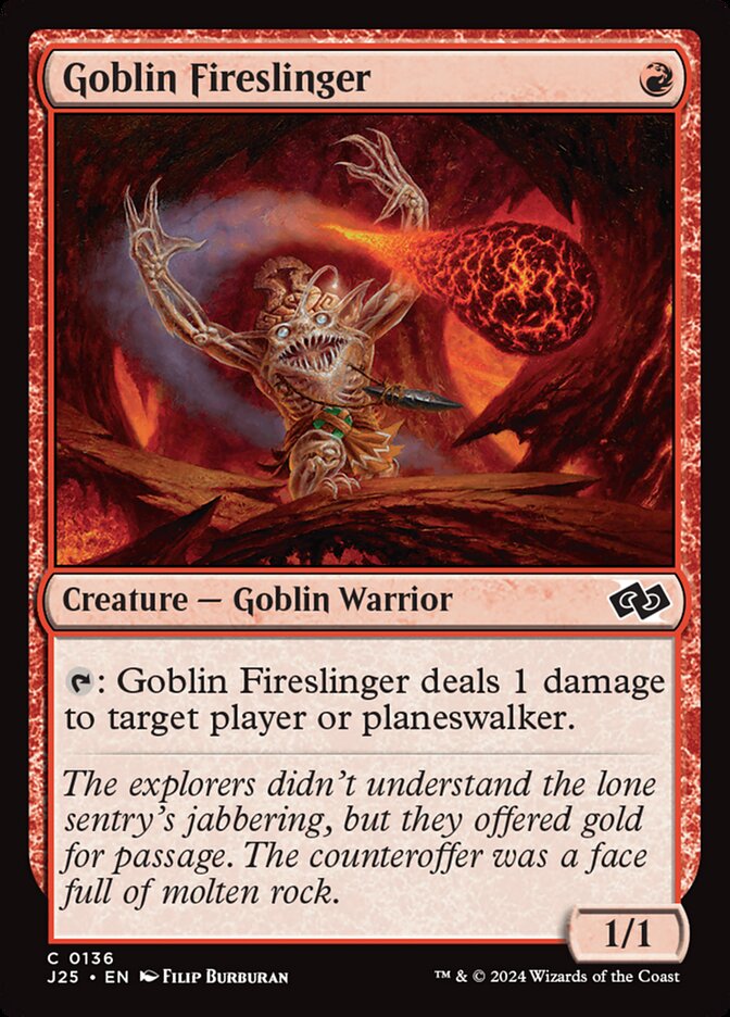 Goblin Fireslinger — Foundations Jumpstart 136/779