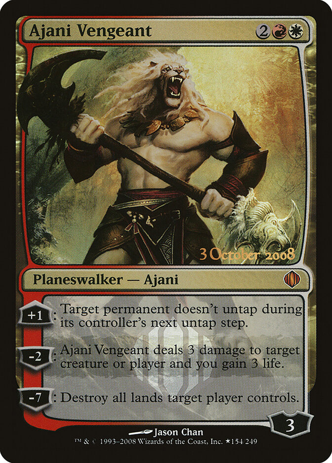 Ajani Vengeant — Shards of Alara Promos 154★/2