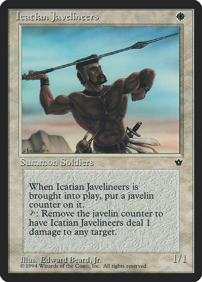 Icatian Javelineers — Fallen Empires 8b/187