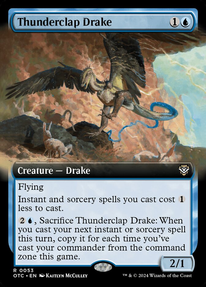 Thunderclap Drake — Outlaws of Thunder Junction Commander 53/342