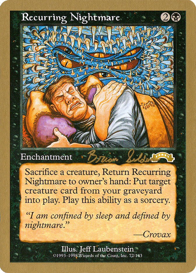 Recurring Nightmare — World Championship Decks 1998 bs72/117