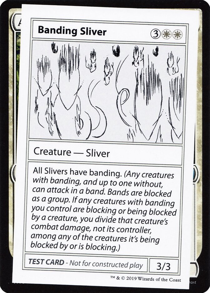 Banding Sliver — Mystery Booster Playtest Cards 2021 2/121