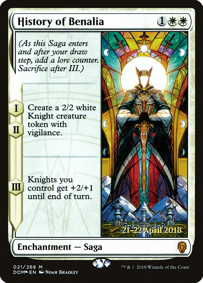 History of Benalia — Dominaria Promos 21s/118