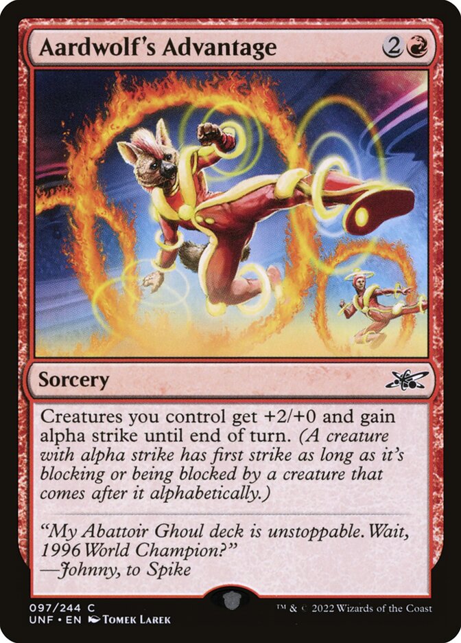 Aardwolf's Advantage — Unfinity 97/639