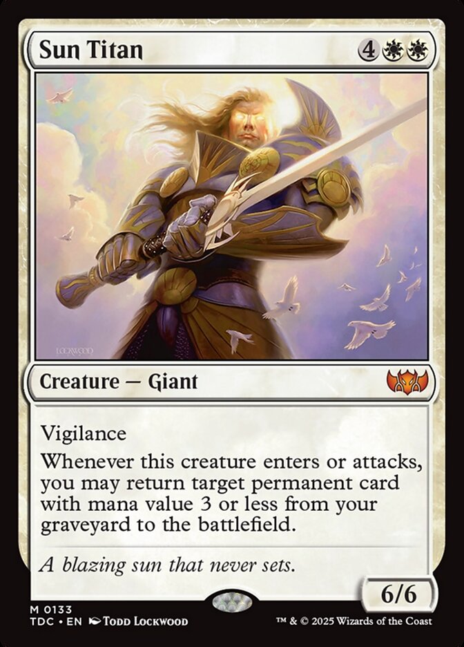 Sun Titan — Tarkir: Dragonstorm Commander 133/413