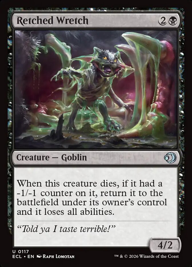 Retched Wretch — Lorwyn Eclipsed 117/408