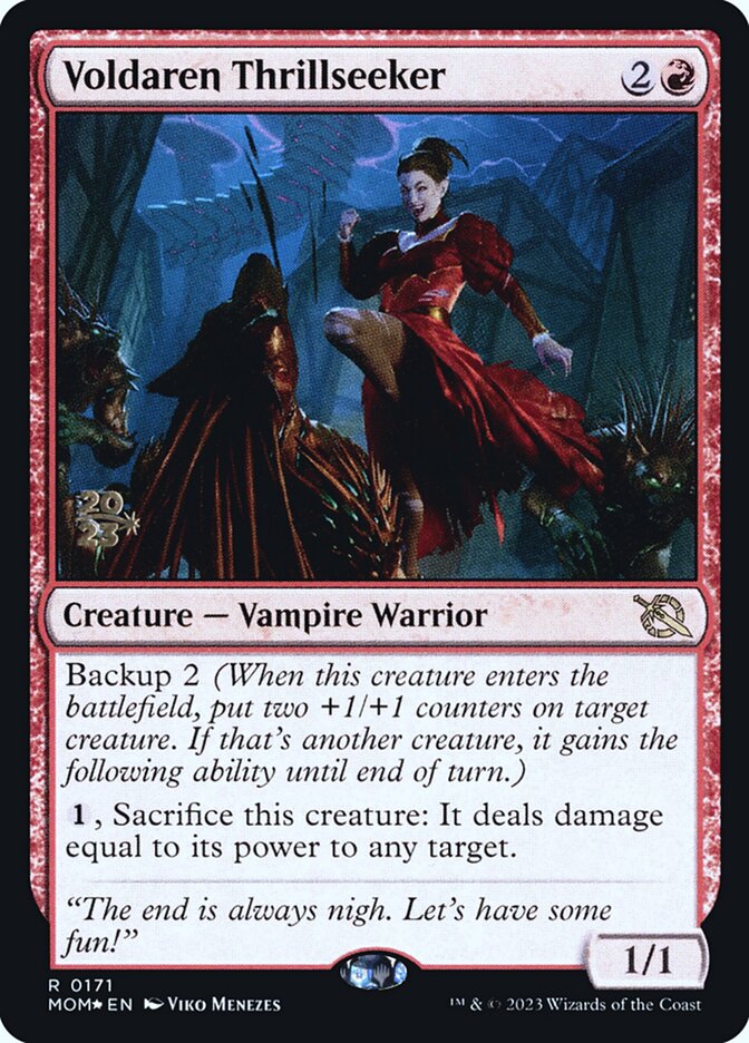 Voldaren Thrillseeker — March of the Machine Promos 171s/134