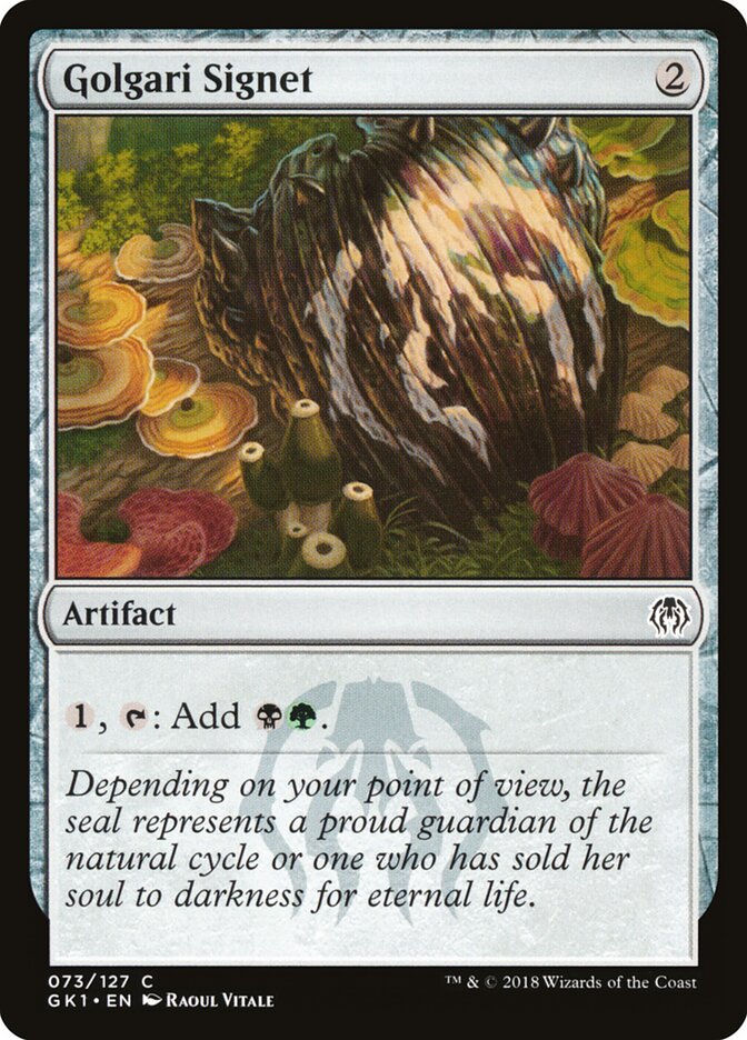 Cachet de Golgari — GRN Guild Kit 73/127
