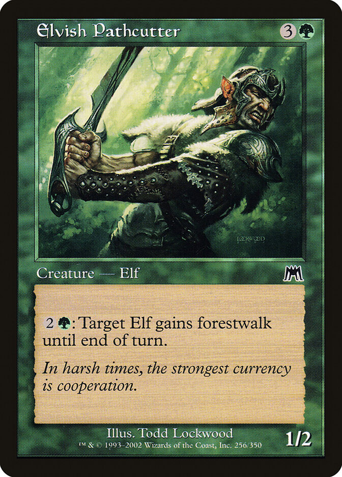 Elvish Pathcutter — Onslaught 256/350