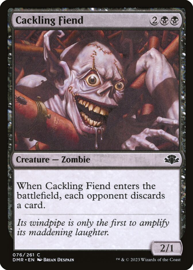 Cackling Fiend — Dominaria Remastered 76/457