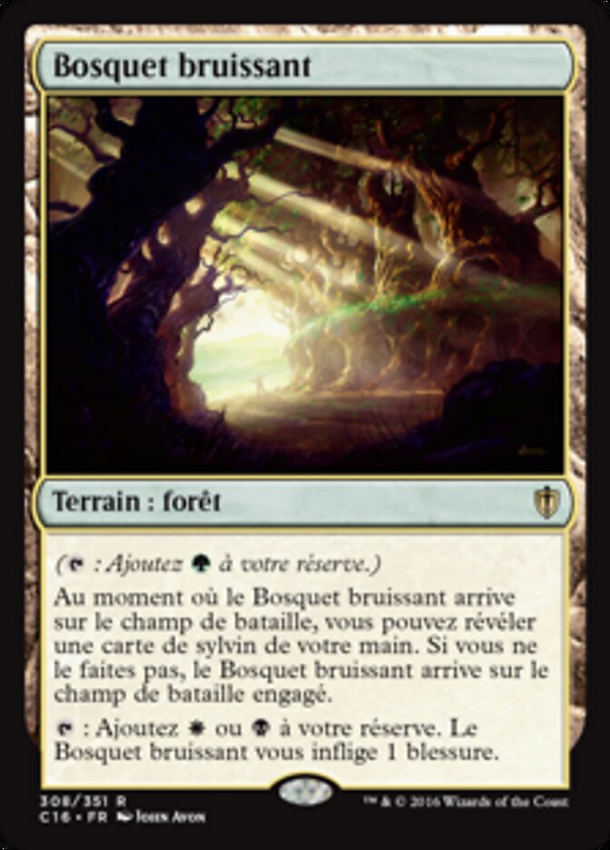 Bosquet bruissant — Commander 2016 308/351