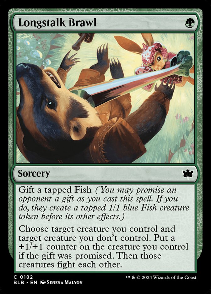 Longstalk Brawl — Bloomburrow 182/398