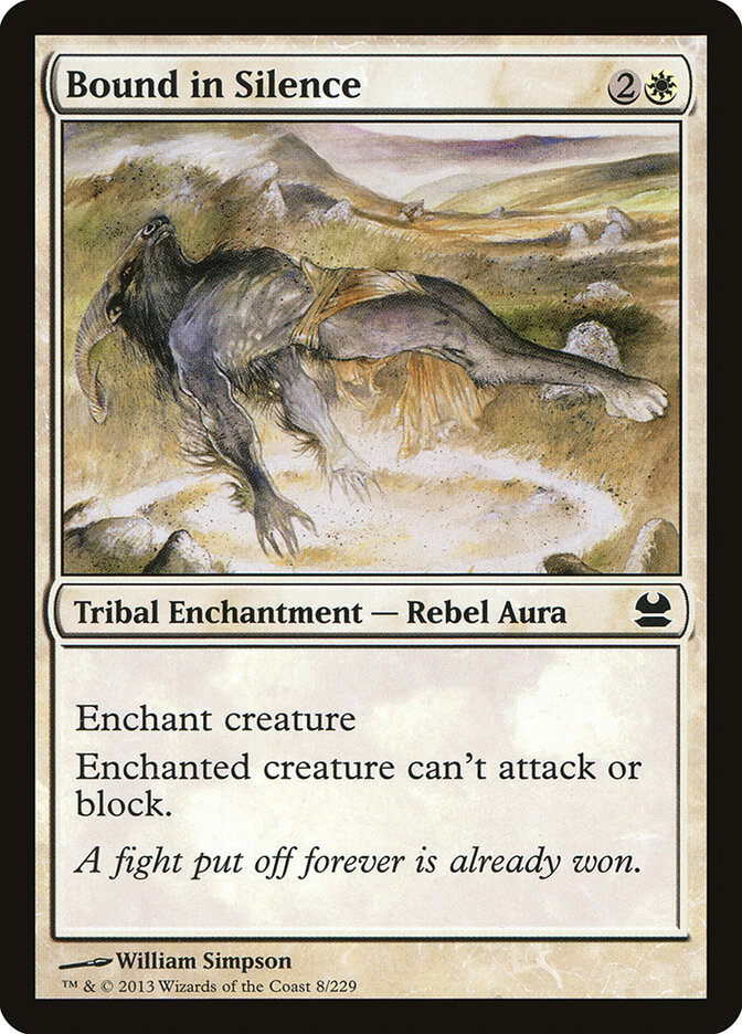 Bound in Silence — Modern Masters 8/229